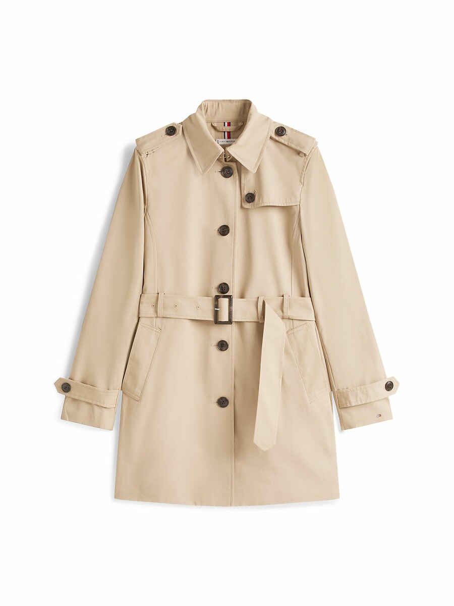 TOMMY HILFIGER<br>Trenkhon reto, comprimento médio