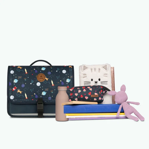 Cartable Discover Small Reykjavik Roswell bleu marine