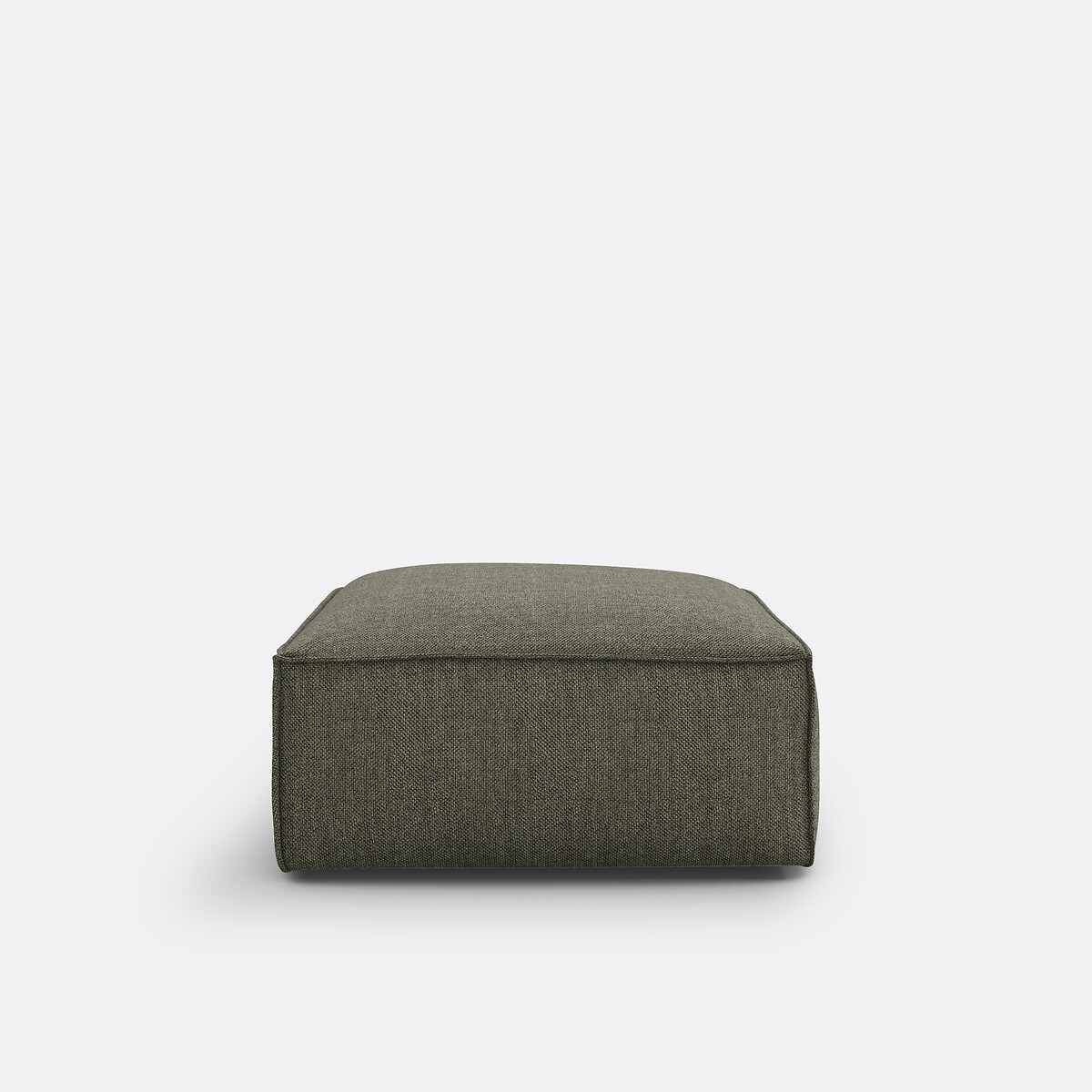 LA REDOUTE INTERIORS<br>Puf de tecido texturizado, Seven