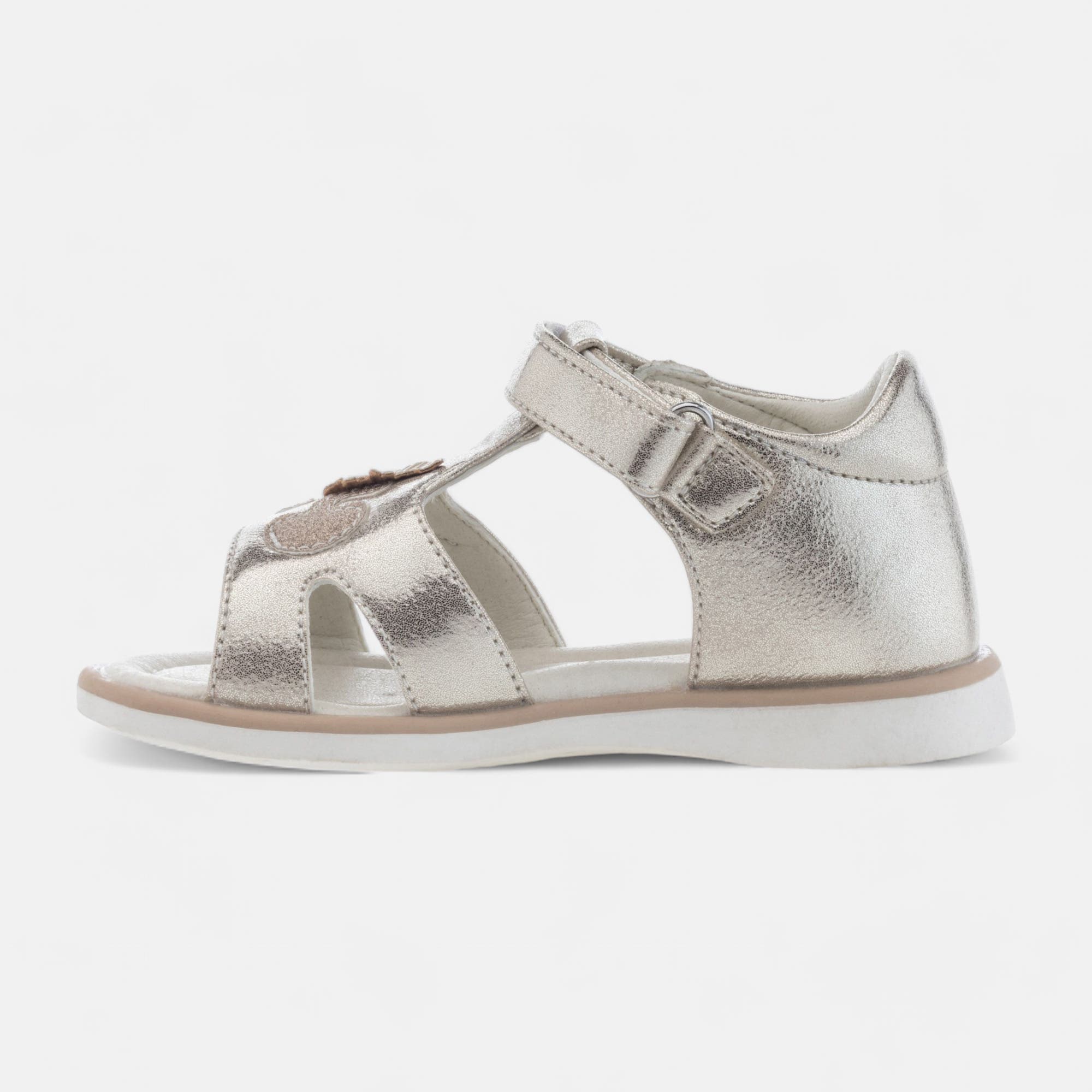 Nu-pieds Bébé fille or