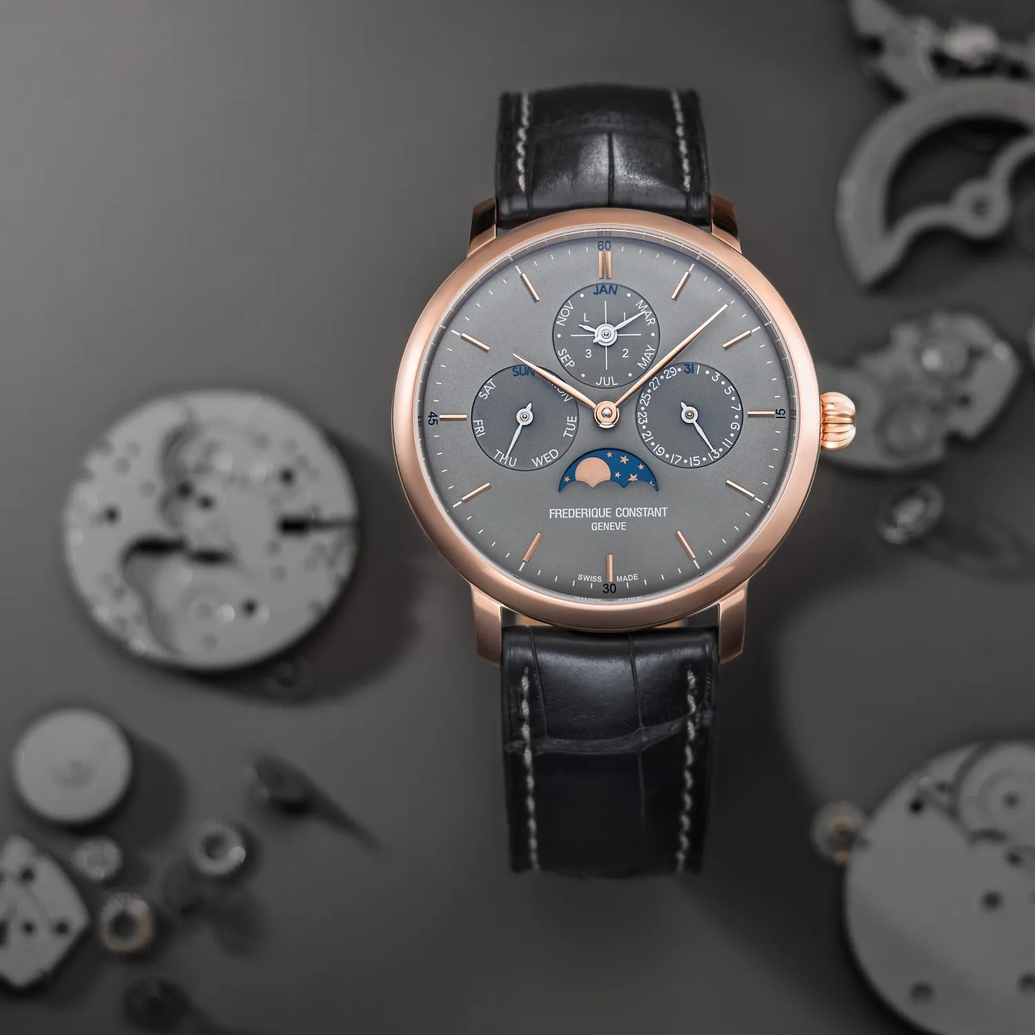 Frederique Constant Manufacture Slimline Perpetual Calendar FC-775G4S4