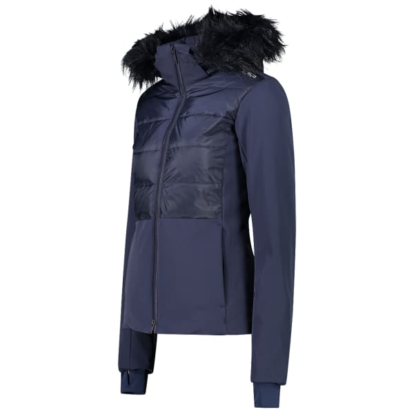 Veste de ski CMP WPMAN JKT ZIP HOOD BLACK BLUE