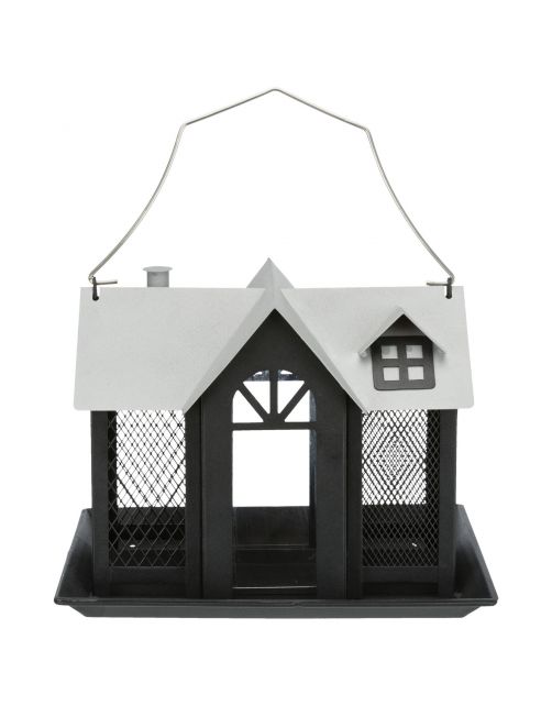 Trixie Voederhuis Villa - Voederhuis - 26x19x19 cm Zwart