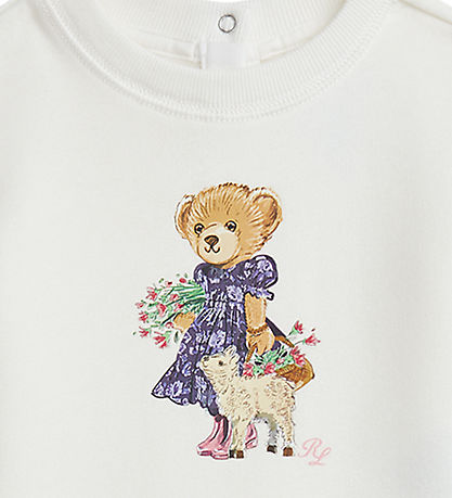 Polo Ralph Lauren Heldragt - Hvid m. Bamse