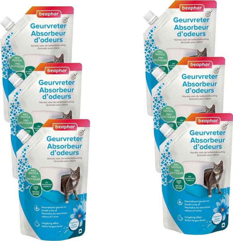 6x Beaphar Geurvreter 400 gr