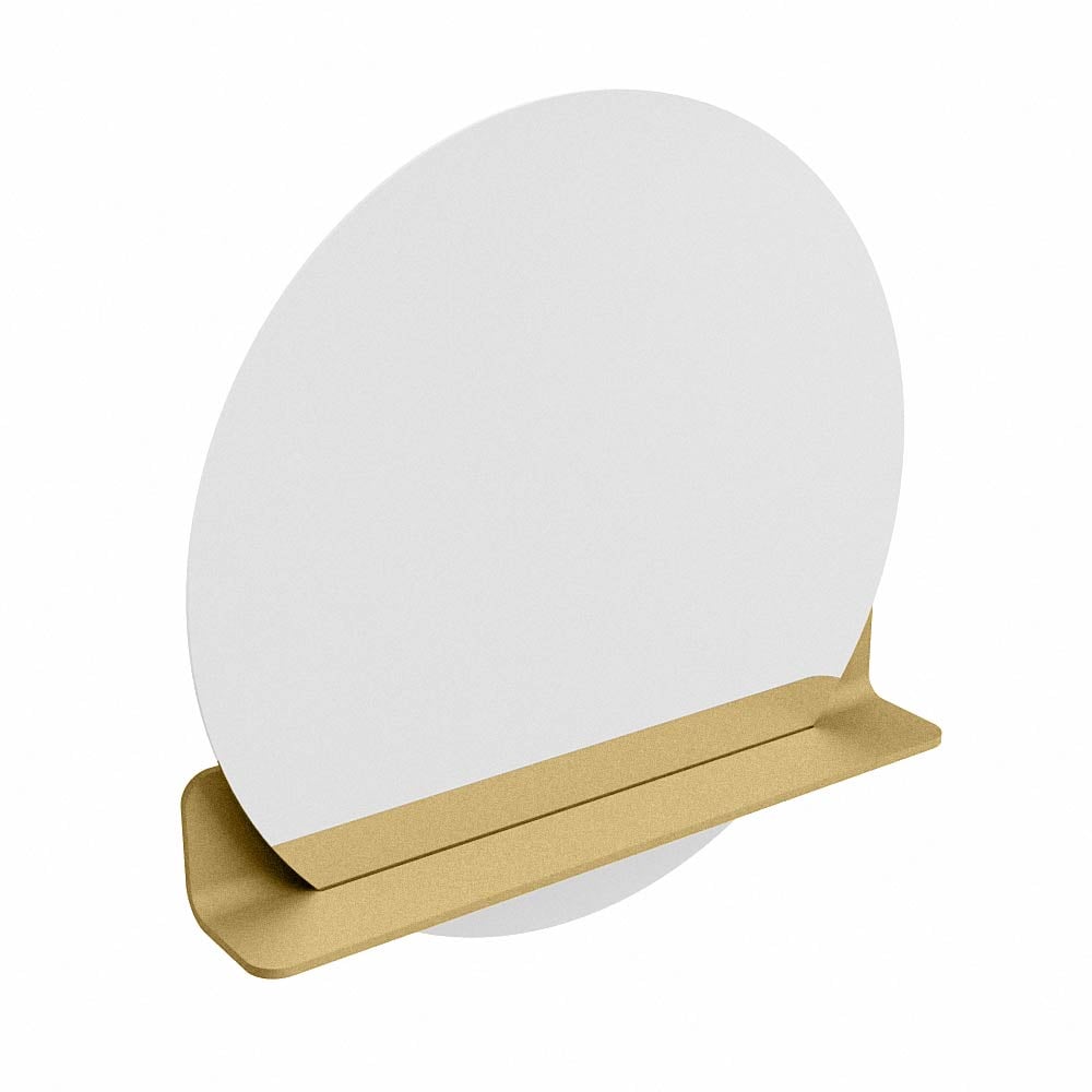 Mondiaz Spot spiegel rond Ø70cm met planchet oro