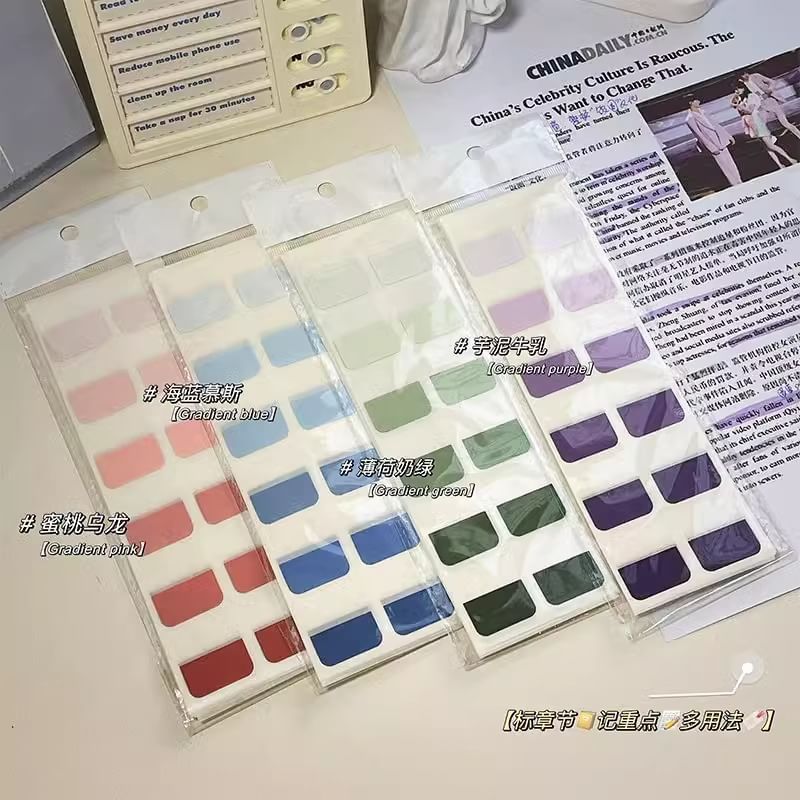 Yogow - Index Tab Sticky Notes (Verschillende ontwerpen)