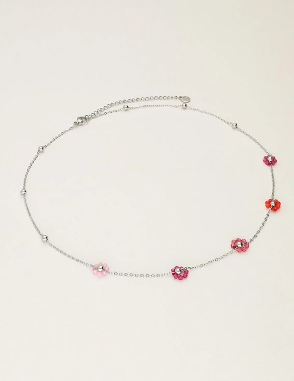 My Jewellery Sunrocks ketting met bloemen MJ12203