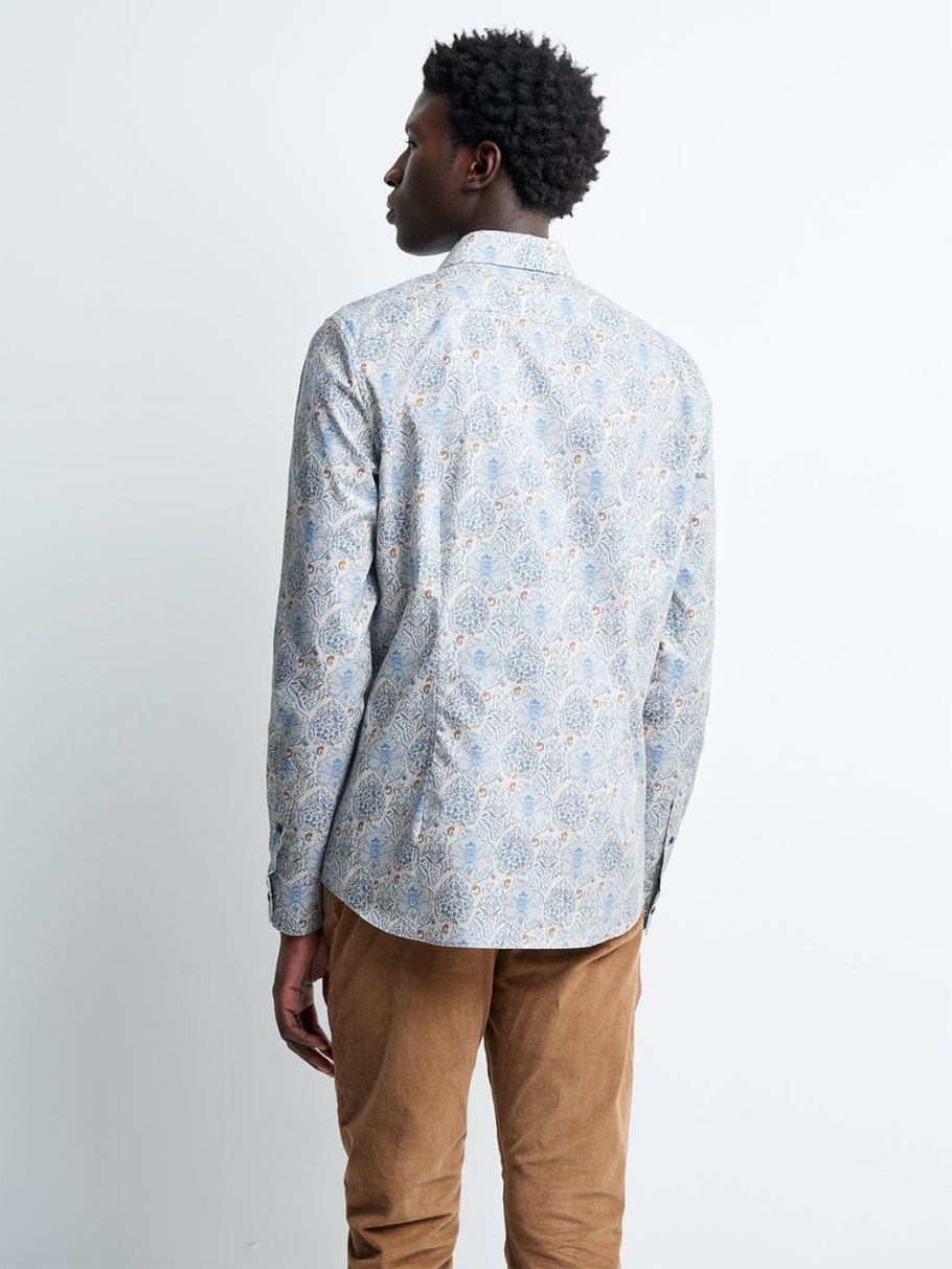Chemise slim fleurie