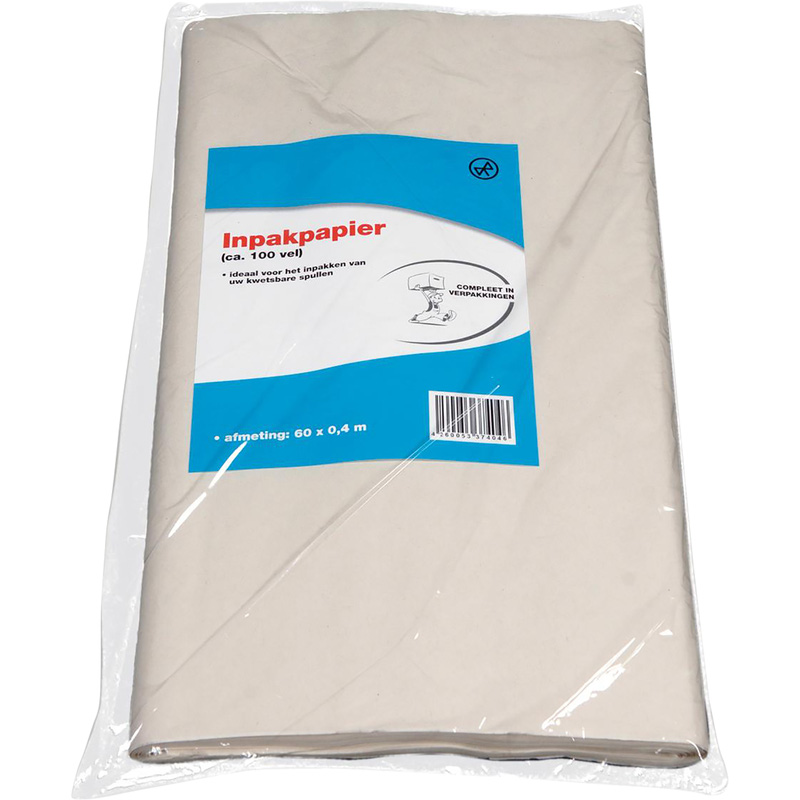 Inpakpapier neutraal 600x400mm
