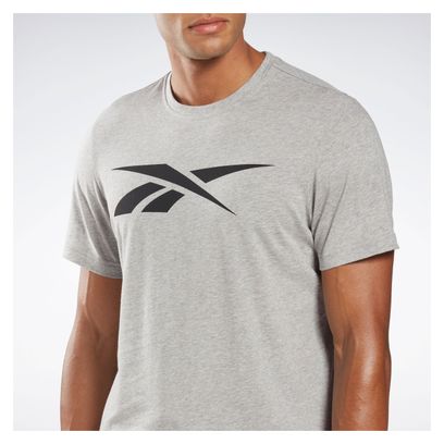T-Shirt Manches Courtes Reebok Vector Gris