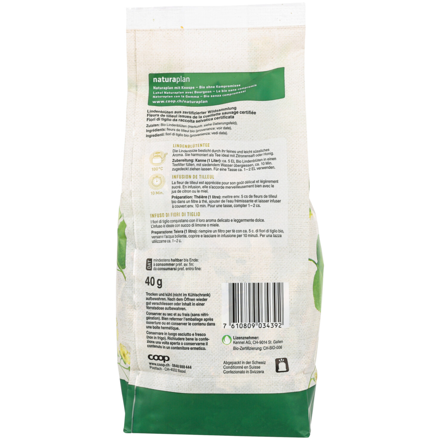 Naturaplan Bio Lindenblüten offen