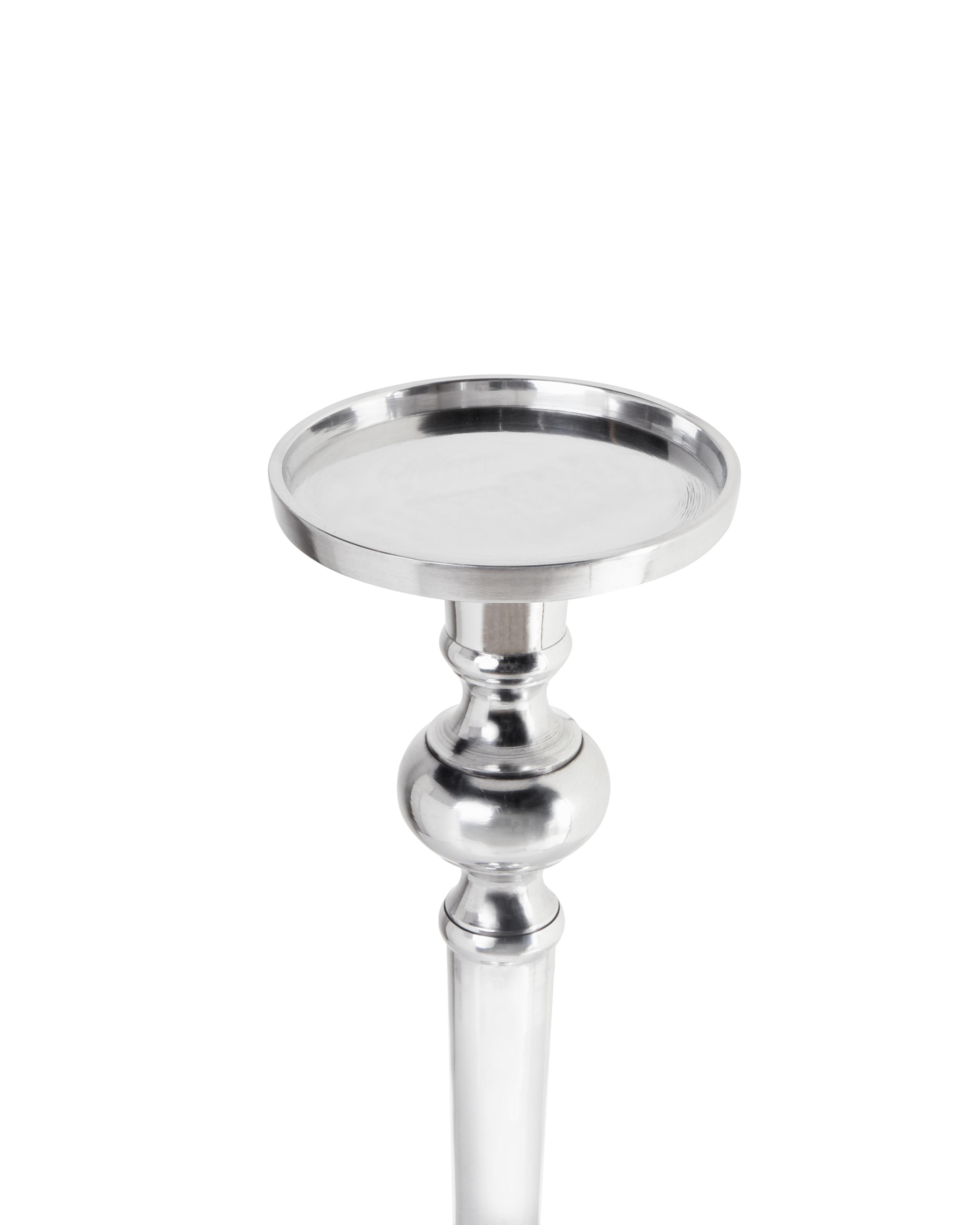 Kaarshouder SANAFA Metaal 41 cm Zilver