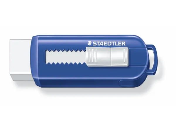 STAEDTLER - Udvisker - hvid - blåt etui