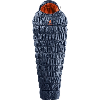 Deuter Exosphere 0° Kunstfaserschlafsack Ink / Paprika