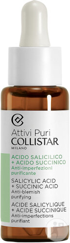 Collistar Attivi Puri Acide Salicylique + Acide Succinique Flacon-Pipette 30ml