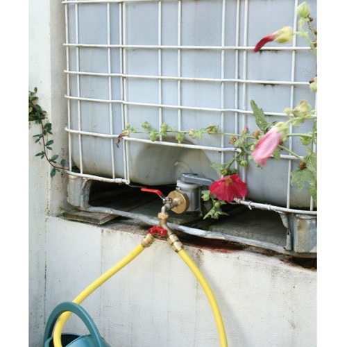Kit adaptateur de cuve 1000 L - D60 avec robinet 1/4 de tour entrée 20x27