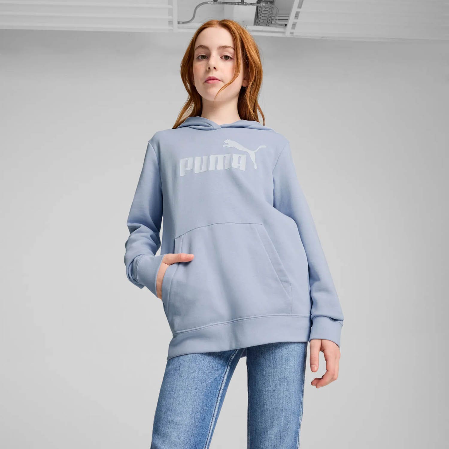 PUMA  Essentials Logo Hoodie Kids