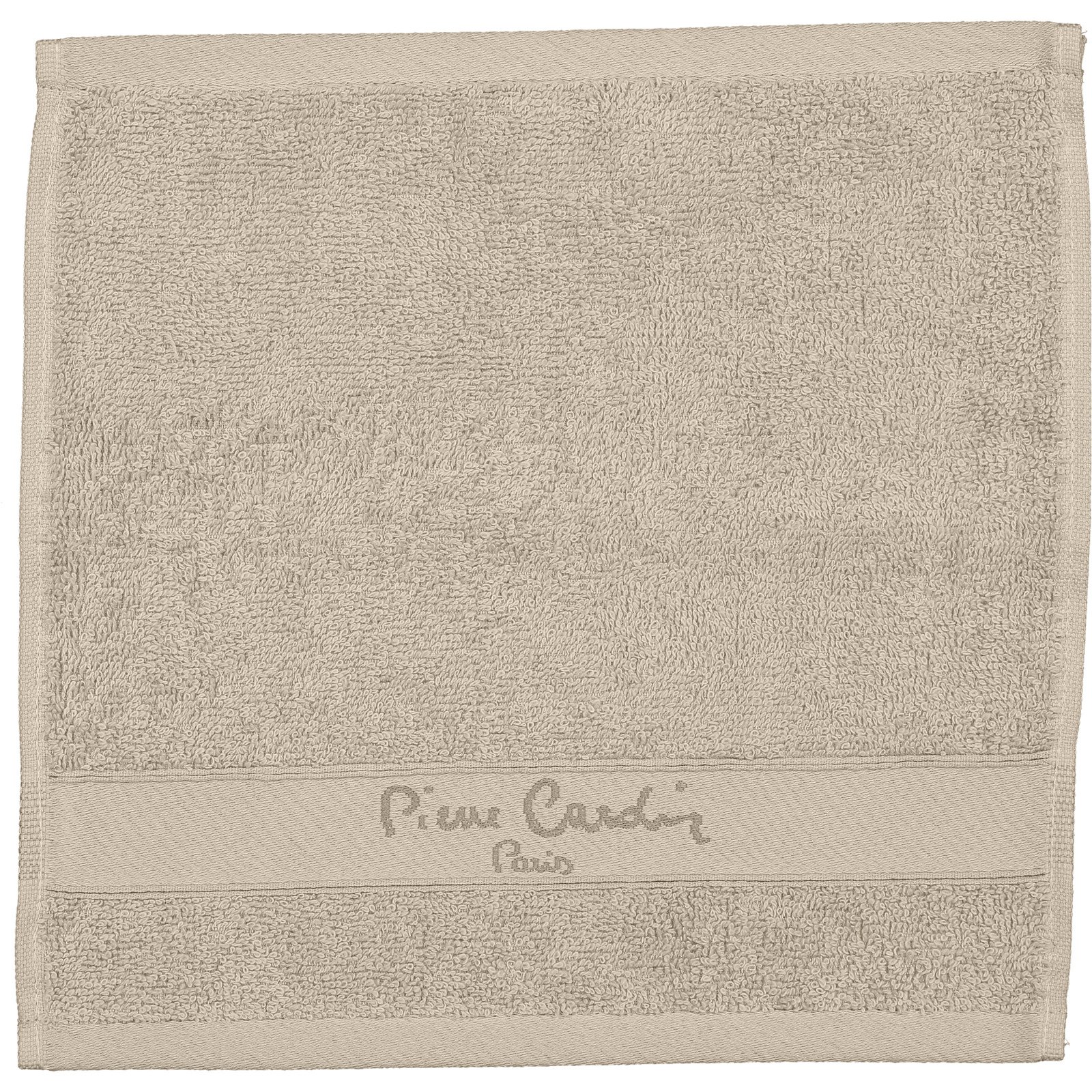 Pierre Cardin Waschlappen Frottee 30 x 30 cm mit Stickerei orange