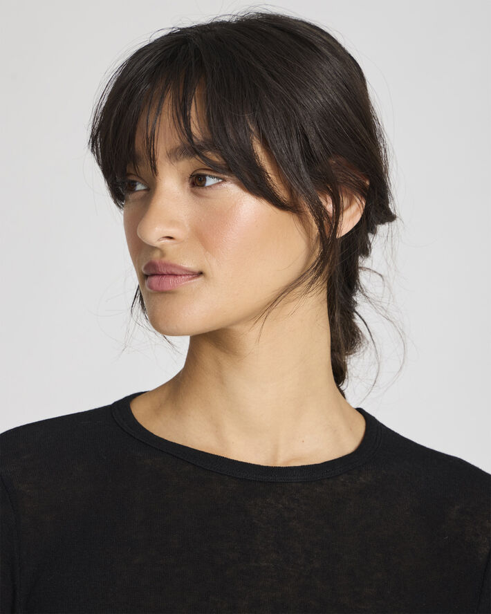 Gai&Lisva Thyra L/S Wool Top Black