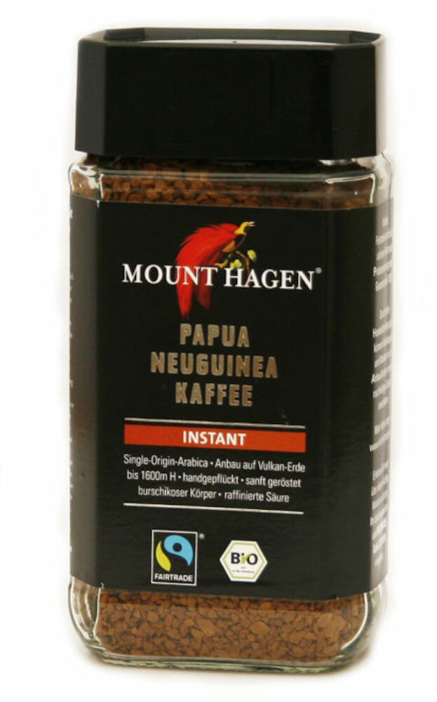 Mount Hagen instant pulverkaffe med koffein