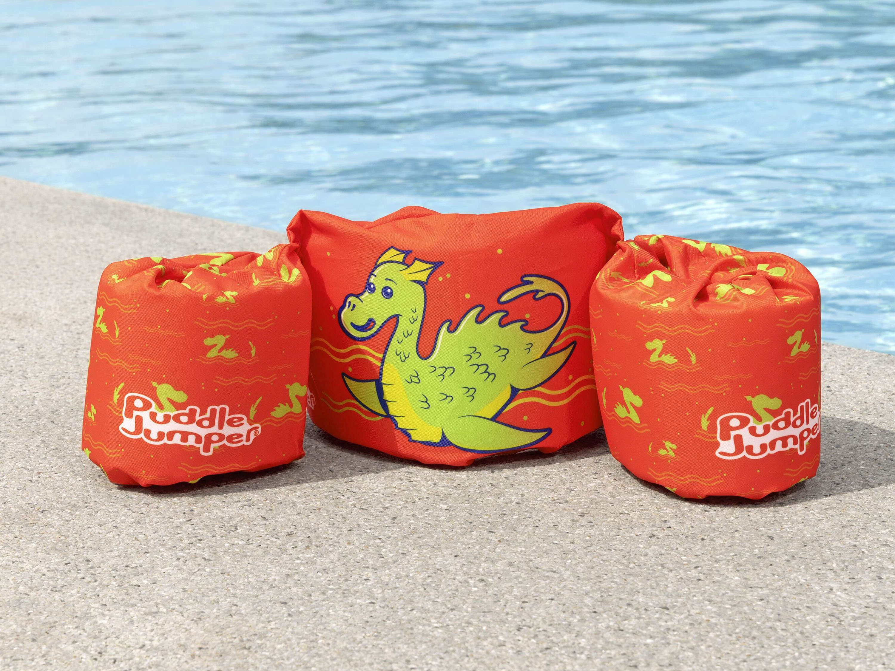 Schwimmhilfe für Kinder Puddle Jumper Seeungeheuer 15 - 30 kg