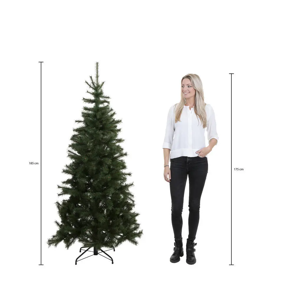 Black Box Trees Charlton Kunstkerstboom - H185 x Ø115 cm - Groen