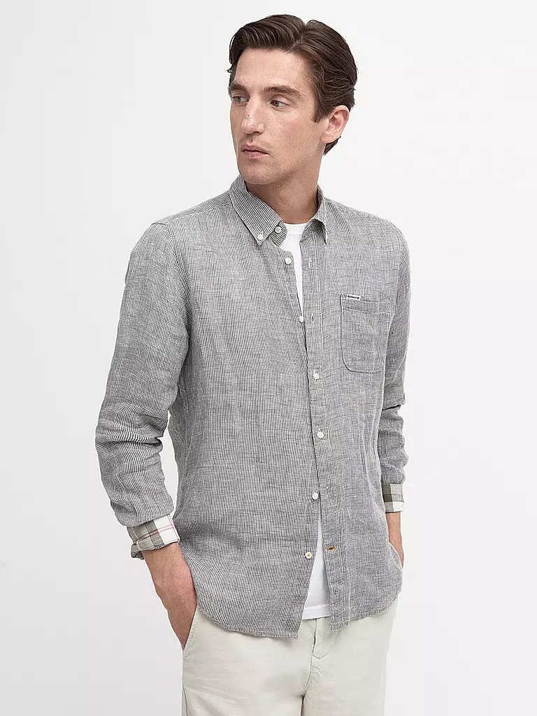 BARBOUR Hemd LINTON dunkelgrün