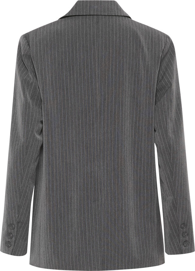 Gestuz JoelleGZ mel. pinstripe blazer 2. 0 Grey pinstripe