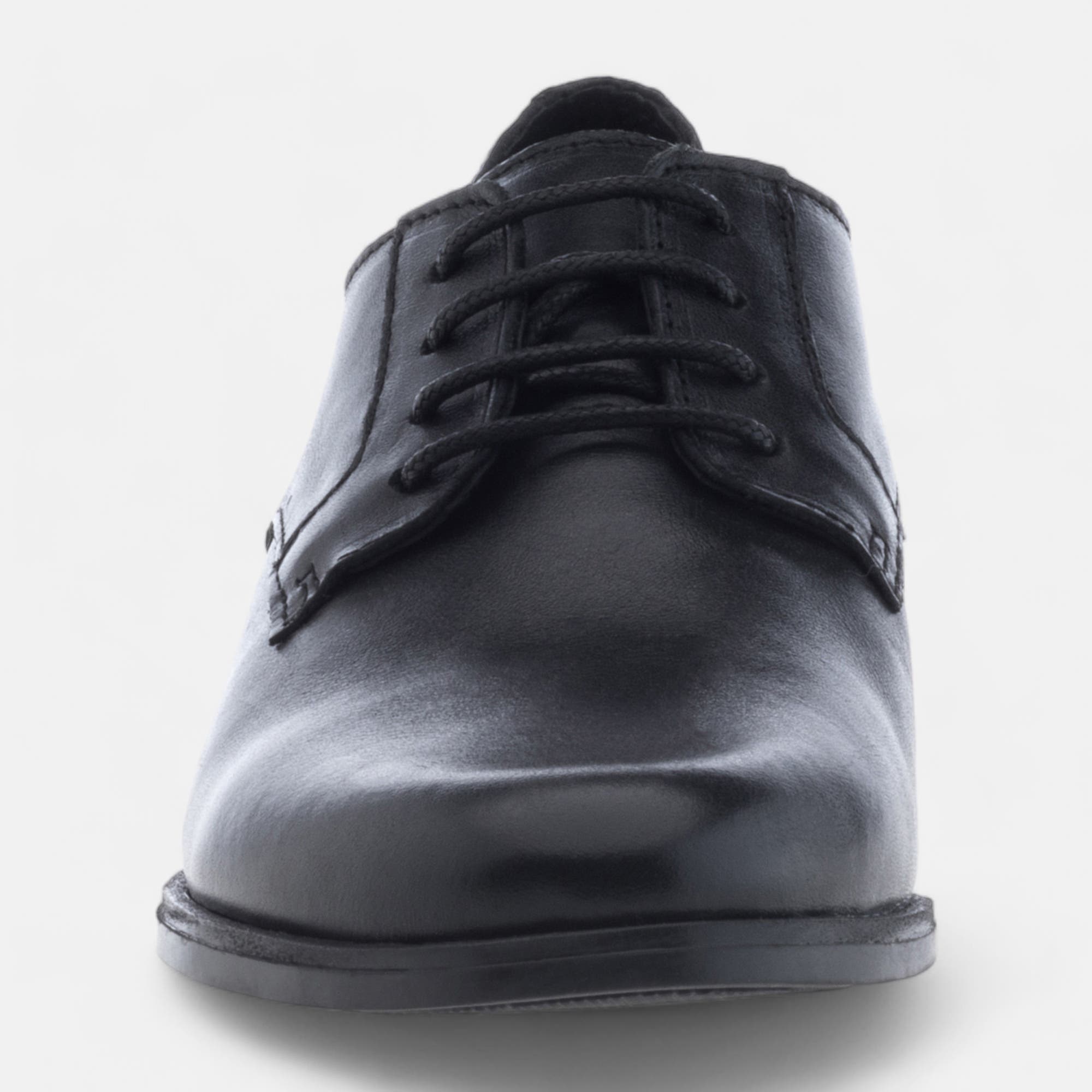 Derbies Femme en cuir noir