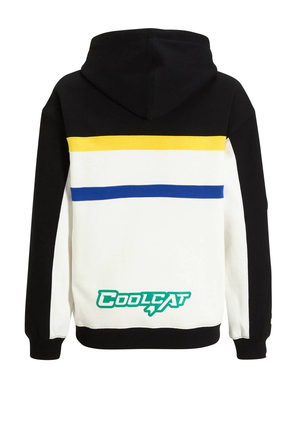 Coolcat Colourblock Hoodie Niko met Racer Prints