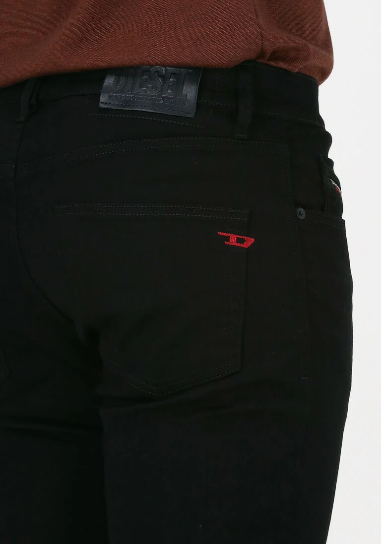 DIESEL zwarte diesel slim fit jeans d-strukt