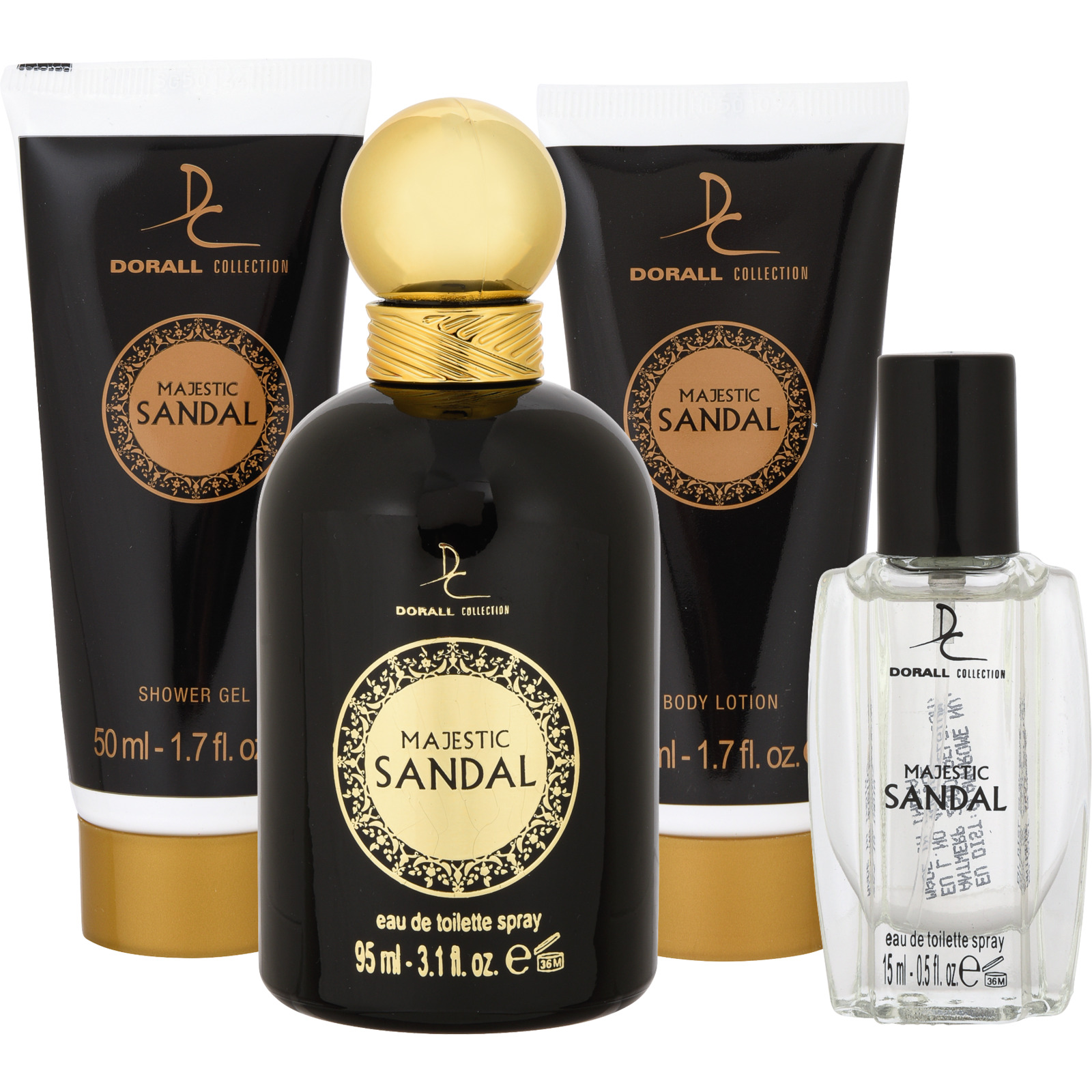 Dorall Collection Majestic Sandal Homme Duftset, 4-teilig