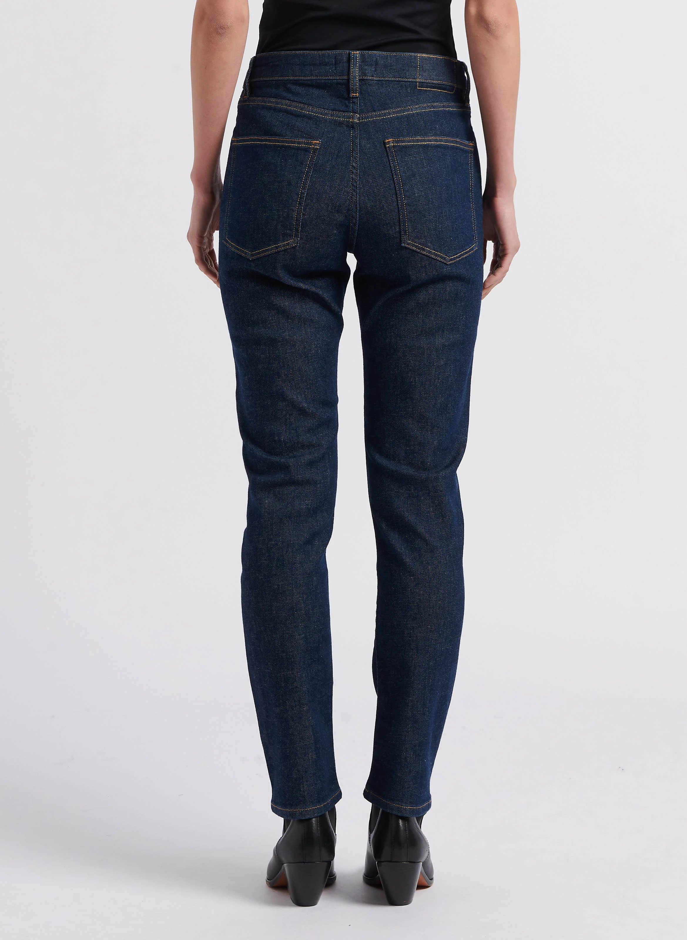 CRYSTAL - Jean slim en coton mélangé | Bleu
