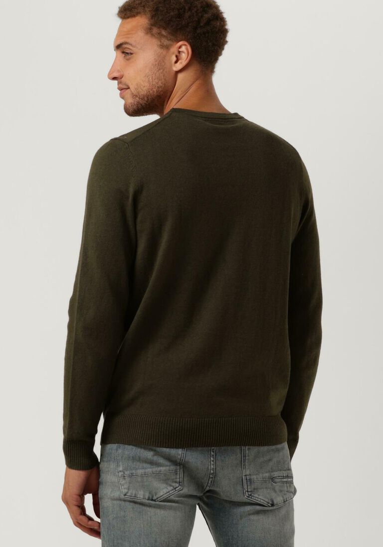 LYLE & SCOTT groene lyle & scott trui crew neck cotton merino jumper