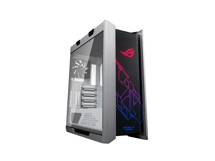 ASUS ROG Strix Helios - White Edition - tower - udvidet ATX - sidepanel med vindue (glas) - ingen strømforsyning (ATX) - hvid udgave - USB/Lyd