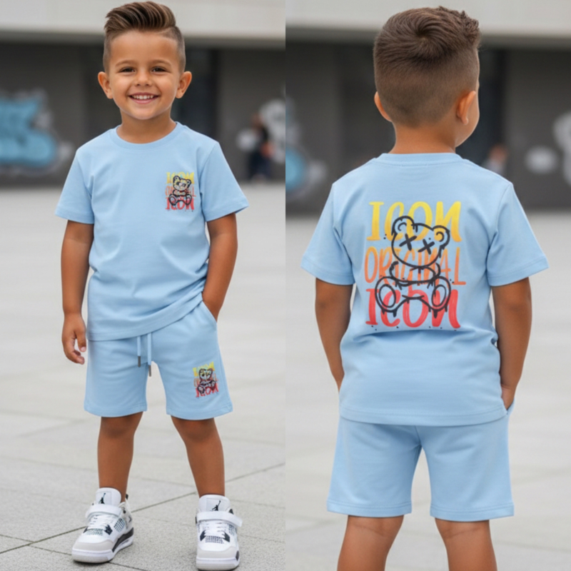 Icon summer vibes set - blauw