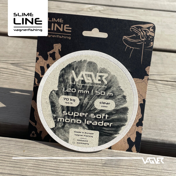 Leader Vagner Super Soft Mono Nylon Leader Clear (50m)