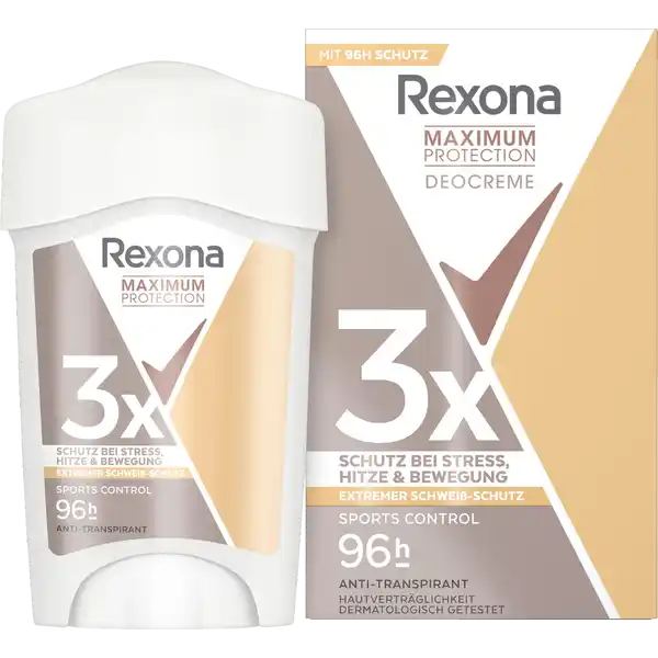 Rexona Maximum Protection Deocreme Deodorant Antitranspirant Sports Control 45 ml