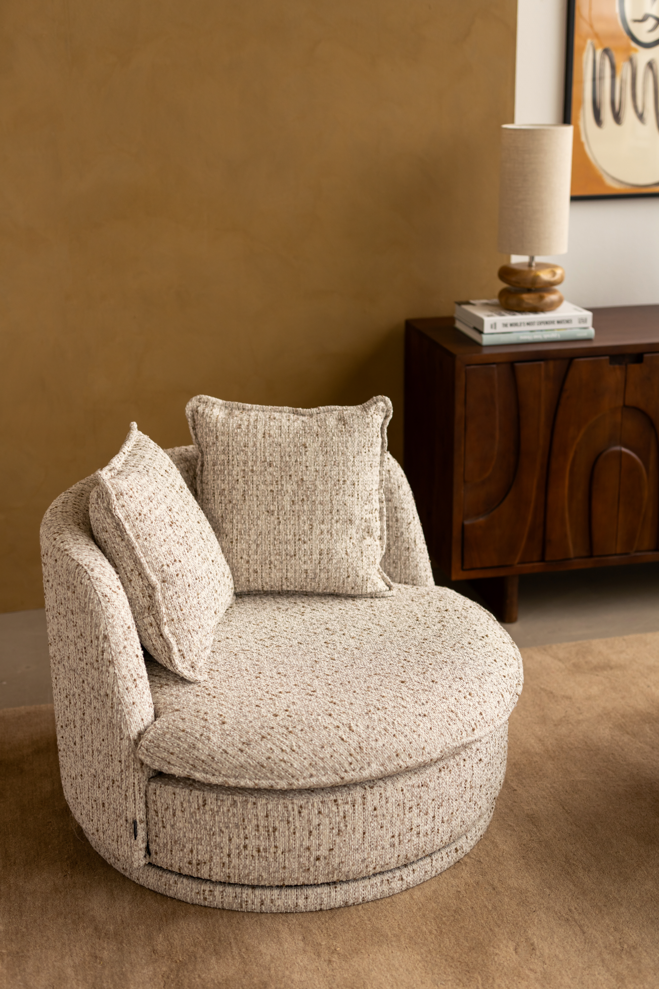 Fauteuil Fallon soft terra