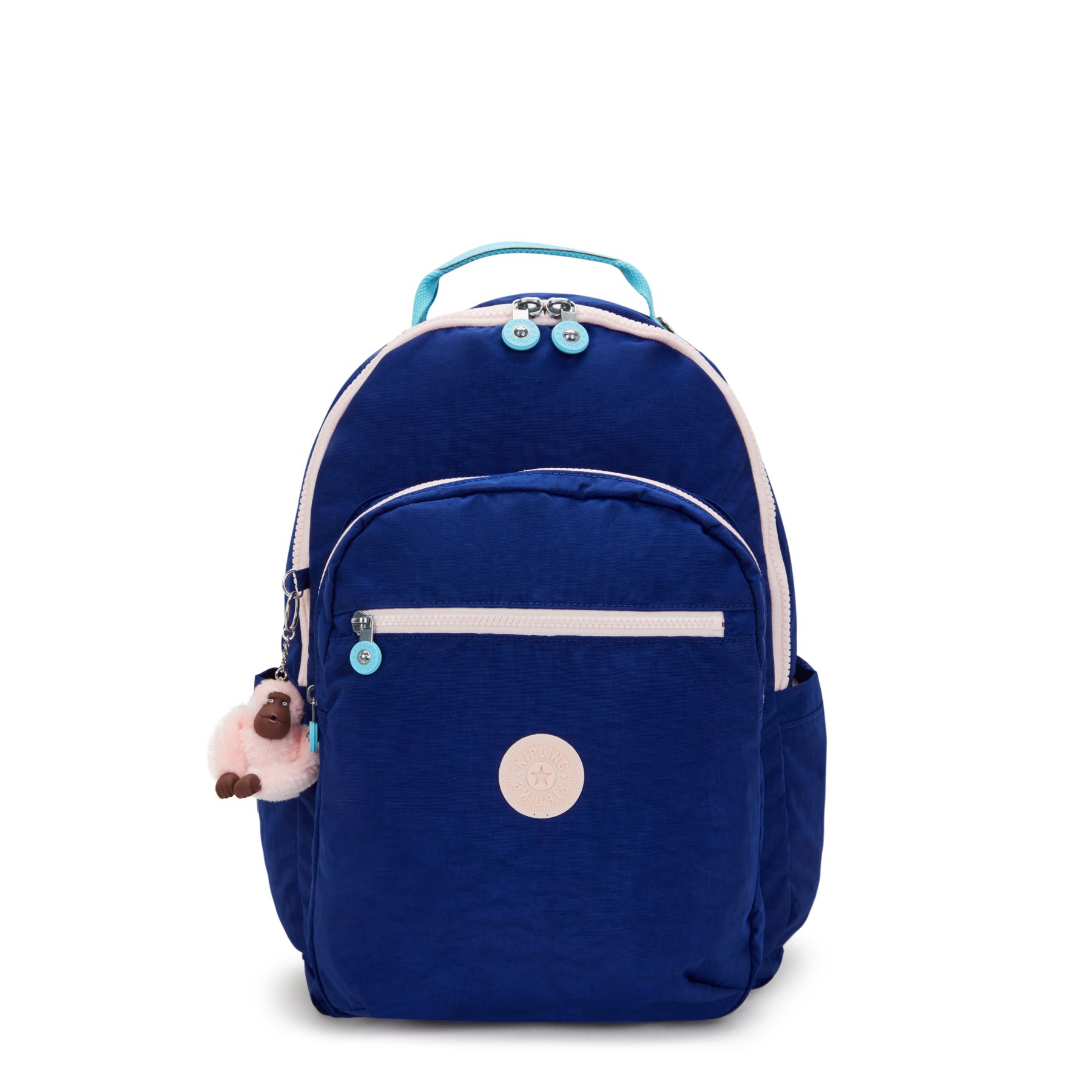 SEOUL COLLEGE Grand sac à dos avec compartiment séparé pour ordinateur portable - Solar Navy Combo
