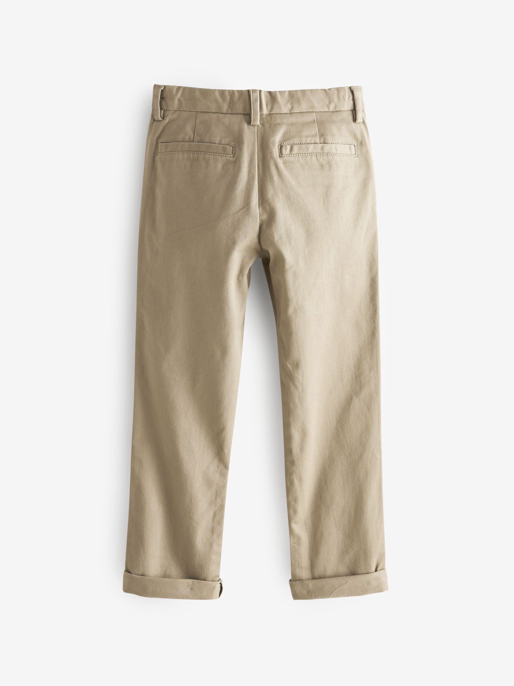 Pastelgeel - Stretchy chino's (3-17jr)