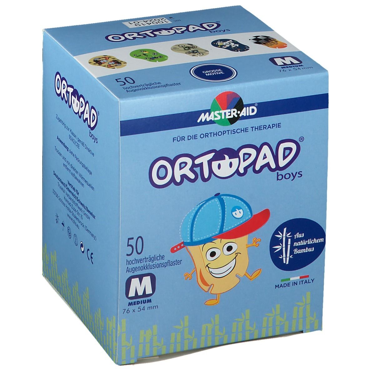 ORTOPAD® Cotton boys Gr. M 76 x 54 mm