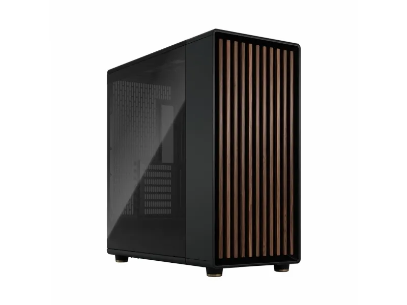 Fractal Design North XL - Tower - udvidet ATX - sidepanel med vindue (hærdet glas) - ingen strømforsyning (ATX) - charcoal black - USB/Audio/Mic