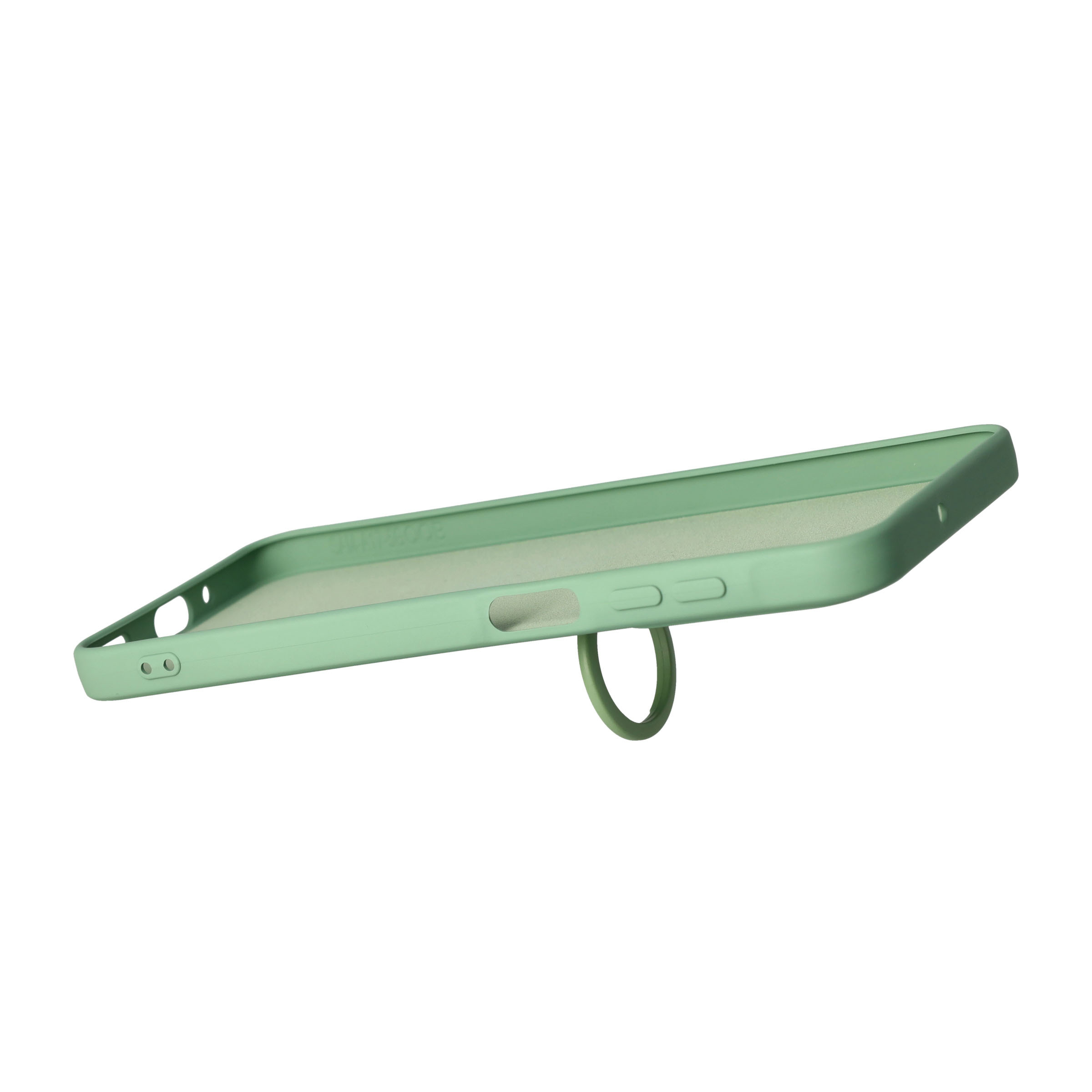 Samsung Galaxy A17 Silikon Case Hülle mit Kameraschutz   Kickstand Haltering - Grün