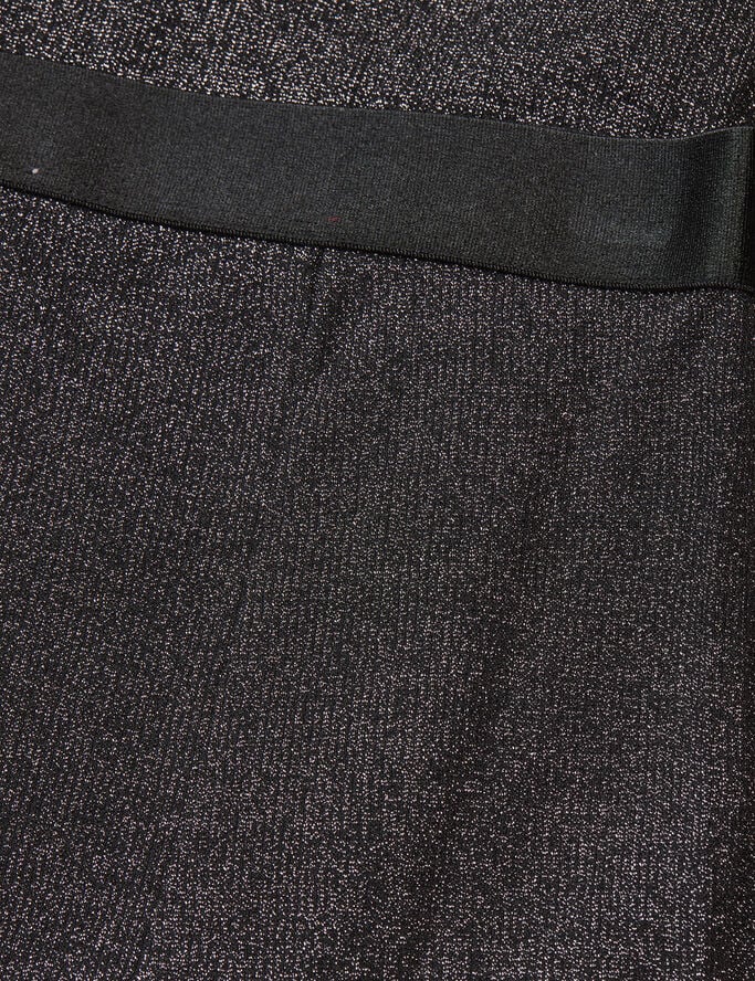 Mads Nørgaard - Copenhagen 2x2 Lurex Saga Skirt Sort