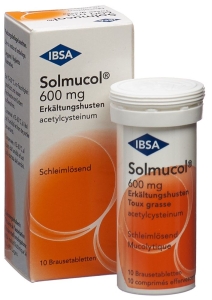 SOLMUCOL Erkältungshusten Brausetabletten 600 mg, 10 Stück