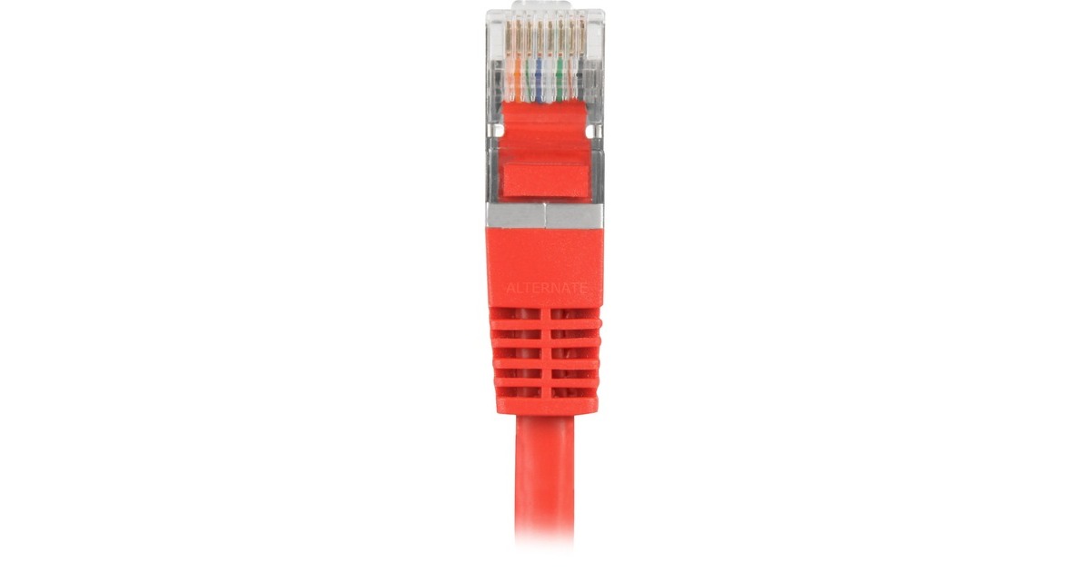 SharkoonPatchkabel RJ45 Cat.5e S/FTP 5m  (Rood)
