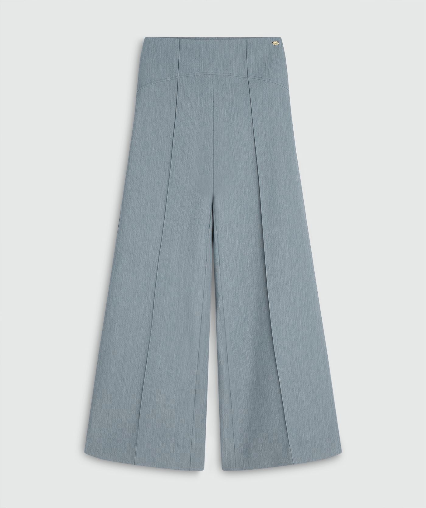 JV-MICHELLA high waisted wide leg pantalon - sky blue melange