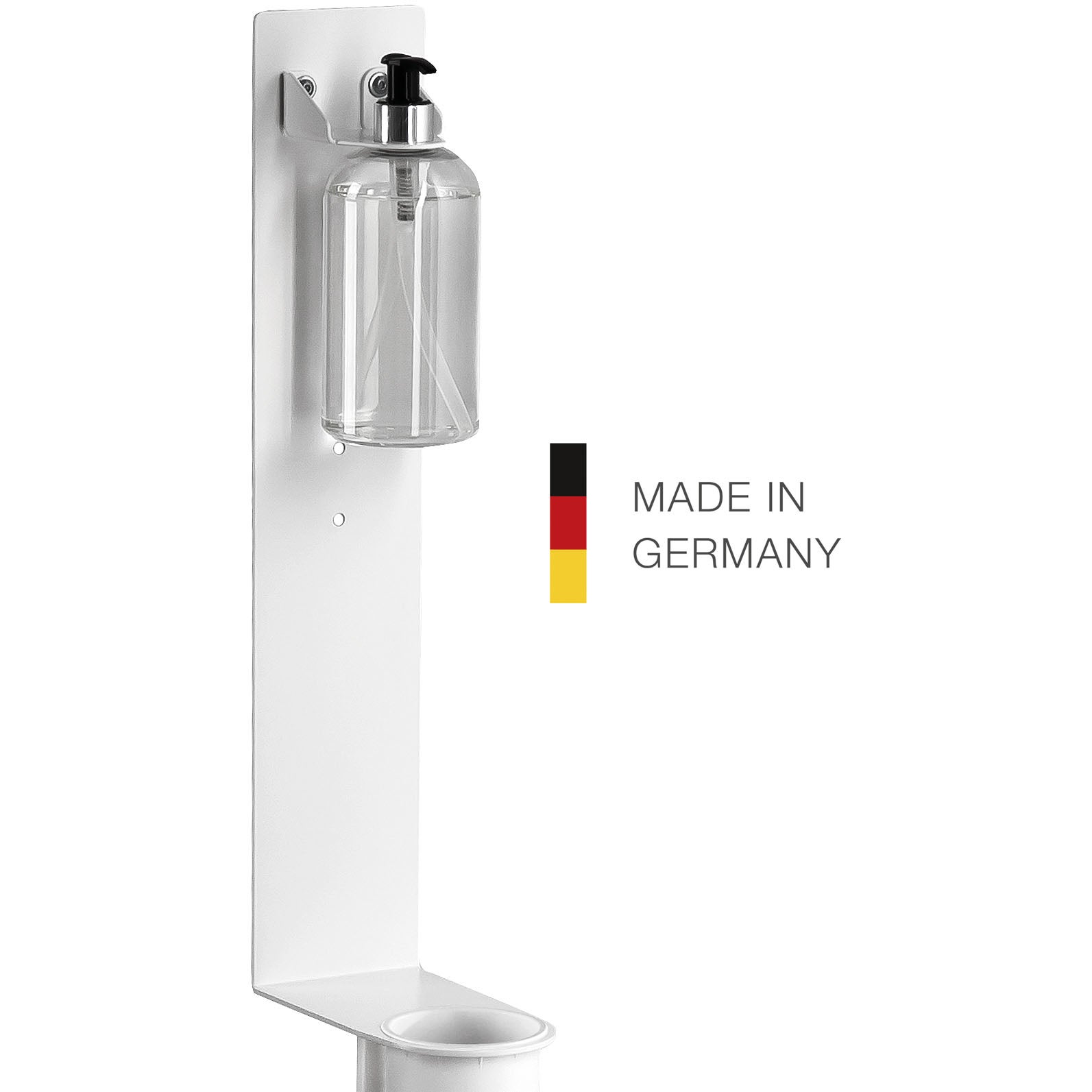 Konig & Meyer 80396 houder voor desinfectiemiddel 32 mm (pure white)